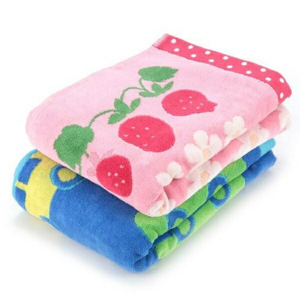 Rainbow Bear Exciting Bath Towel Pink