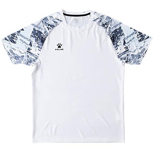 Kelme Short-Sleeve Game Shirt White Size S KC20S303