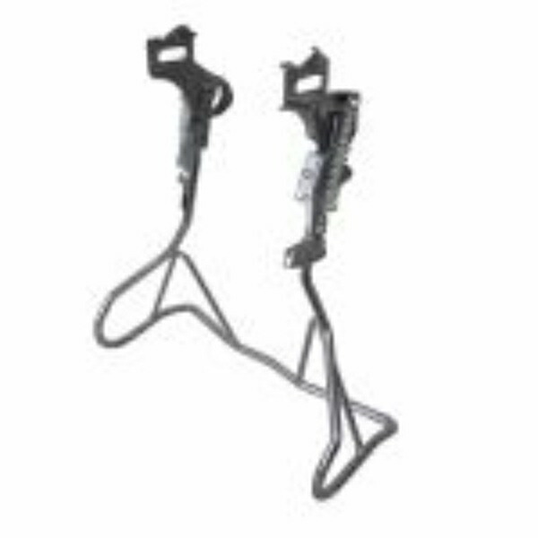 SHOWA INDUSTRIES Bicycle Dual-Purpose Stand for Fixed-Gear Bikes For Bikes Without Derailleurs or With Internal Hub Derailleurs Extra-Wide, Sturdy Dual-Purpose Stand W-13SW 24 CP 24-inch Chrome Plated
