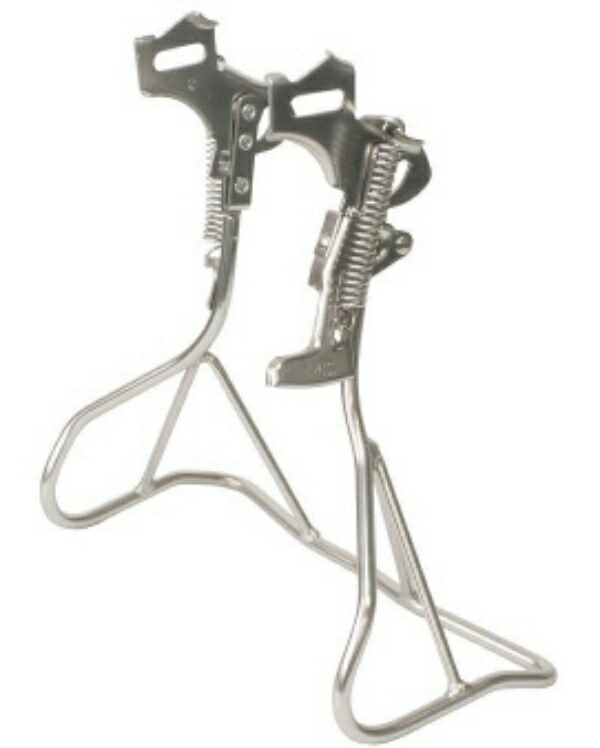 Showa Industries Super Wide Sturdy Stand 26-inch (For standard claws and external gear shifters only) W-03SW CP Chrome Plated