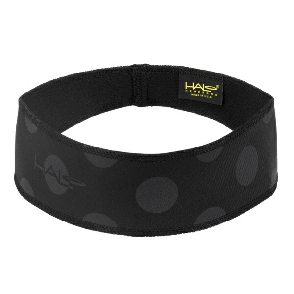 HALO Headband (The Ultimate Sweat-Blocking Band That Keeps Sweat Out of Your Eyes) Halo II Pullover Graphic (Headband Type) [Band Width: Approx. 5cm] [One Size Fits All] Polka Dot Black H0024PDB
