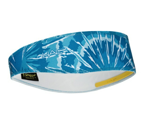 HALO Headband (The Ultimate Sweat-Stopper Band That Keeps Sweat Out of Your Eyes) Halo II Pullover Graphic (Headband Type) [Band Width Approx. 5cm] [One Size Fits All] Blue Tie-Dye H0024BUT