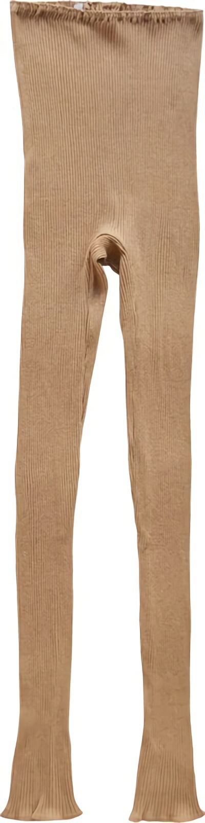 Organic Cotton Seamless Long Pants in Brown