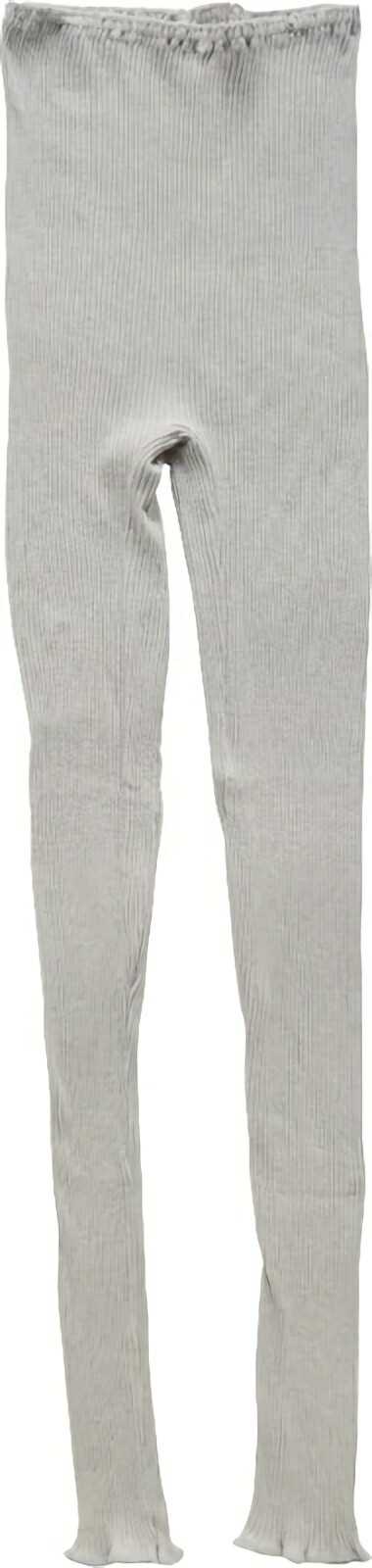 Organic Cotton Seamless Long Pants - Gray