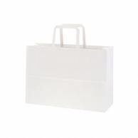 SWAN Paper Bag N Flat Charm Bag 340-1 (Flat Handle) Unbleached White Plain 50 Sheets