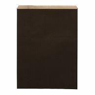 HEIKO Flat Envelope Patterned Small Bag R Type R-10 Plain with Ridges Dark Brown 200 Sheets 006526105