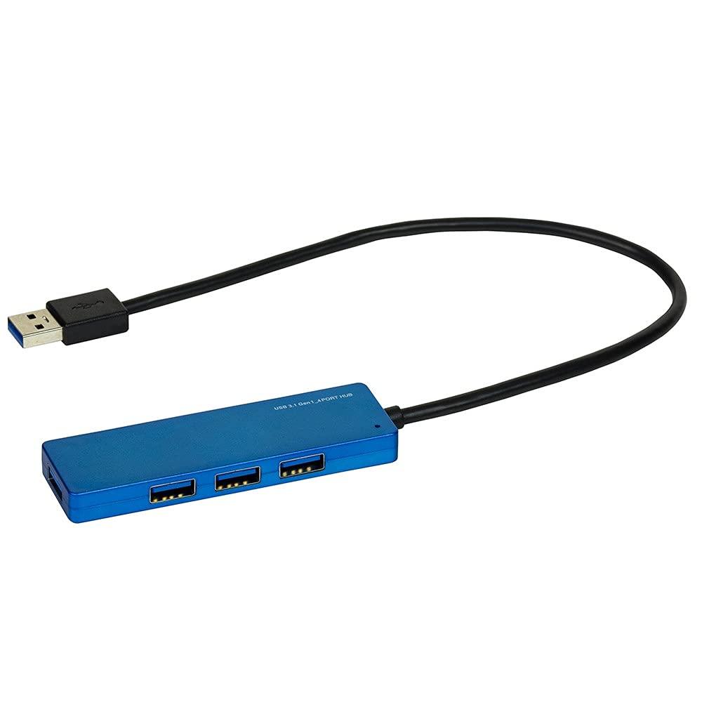 Digio2 USB 3.1 Gen 1 4-Port Hub 30cm Blue UH-3184BL