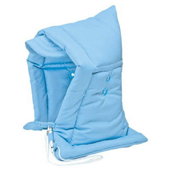 Nakabayashi Japan Disaster Prevention Association Certified Product Disaster Prevention Hood with Whistle, Blue BZ-101B