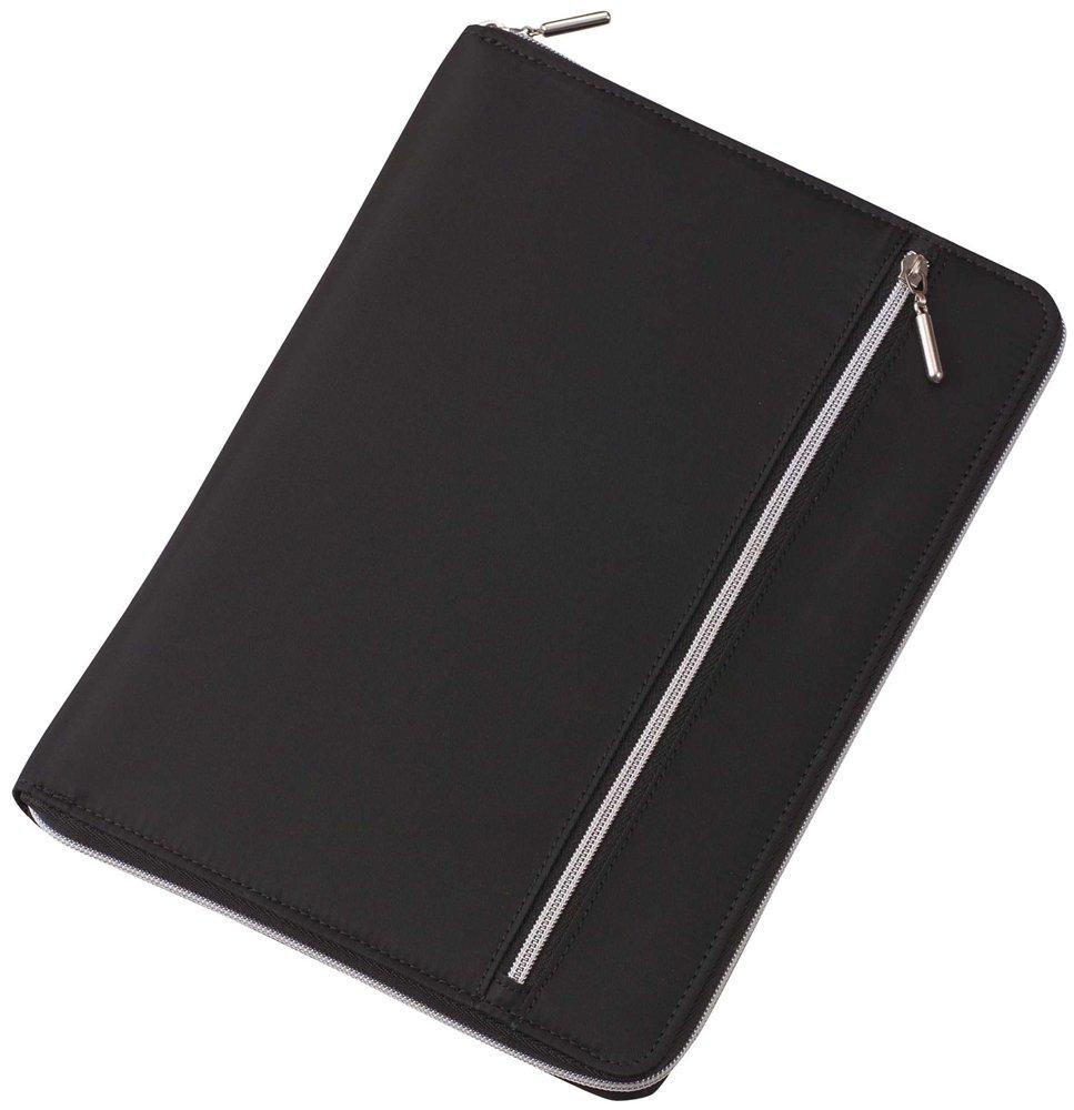 Reimei Fujii Notebook Cover Multi-Cover Notebook Nylon Double Zipper B5 Black CN202B