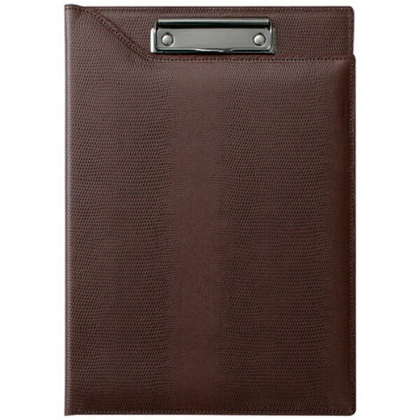 Reimei Fujii Clipboard Clip File Zeitvektor A4 Dark Brown ZVF290E