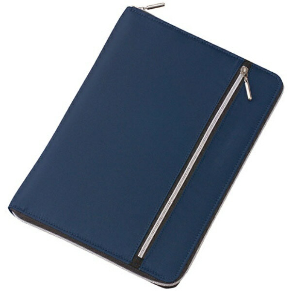 Reimei Fujii Notebook Cover Multi-Cover Notebook Nylon Double Zipper B5 Navy CN202K