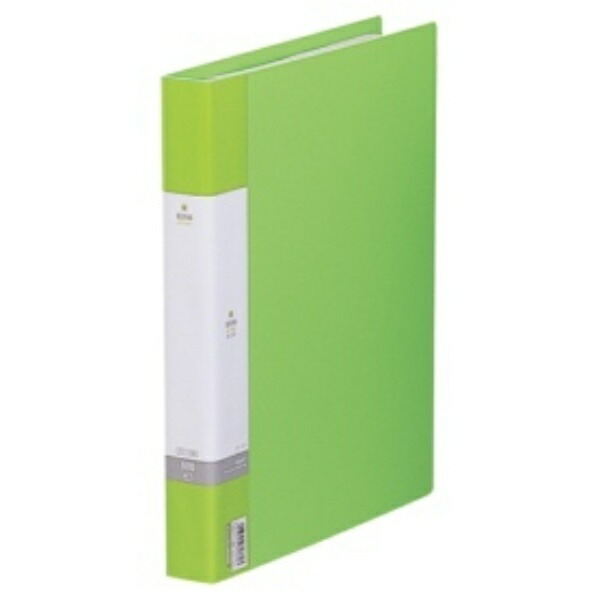 Rihitora Business Card File, Replaceable Type, A4 Size, 30-Hole, 500 Sheets, Yellow-Green G8802-6