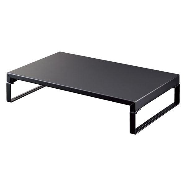 Rihitora PC Stand Monitor Stand Desk Stand Width 390mm Low Type Matte Black A7330-124