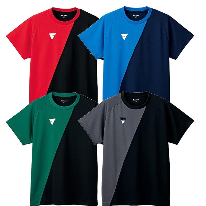 [VICTUS] Table Tennis Shirt for Practice V-TS230 Unisex Gray/Black (1110) M 532101