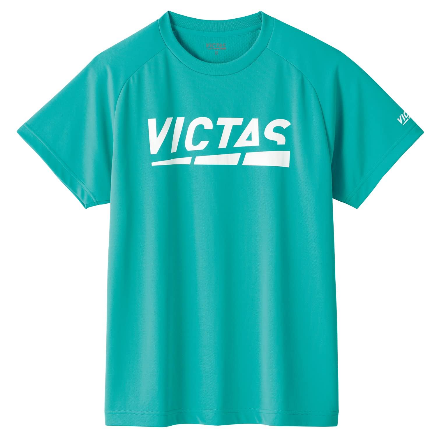 [VICTAS] T-shirt PLAY LOGO TEE Peacock Green (4300) M