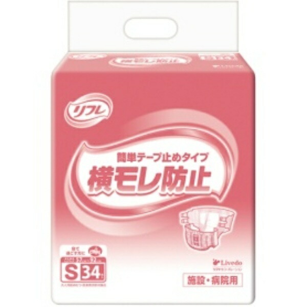 Refle Easy Tape Adhesive Type Side Leak Prevention S Size 34 Count