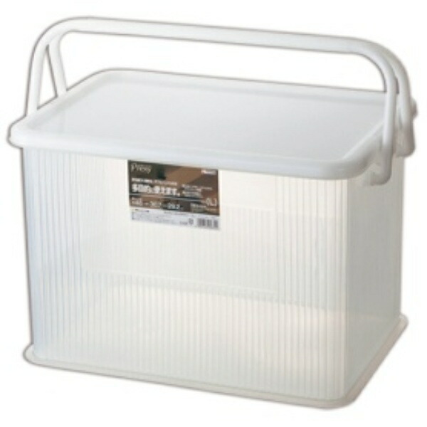 Tenma Sturdy Storage Box with Handle and Lid Made in Japan Ready-to-Use Plexy Lock Carry L Size Carry box suitable for stock storage or outdoor use Semi-transparent case with handle for visible contents Plastic