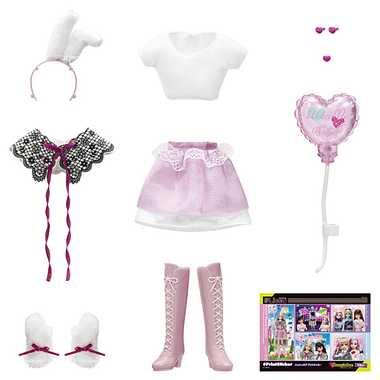 Takara Tomy Licca-chan Dress #Licca #BunnyBalloon Wear Dress-Up Pretend Play Toy Ages 3+
