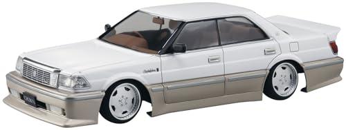 Aoshima Cultural Textbook Co., Ltd. 1/24 The Tuned Car Series No.86 Toyota Insurance UZS131 Crown 1989 Plastic Model Kit