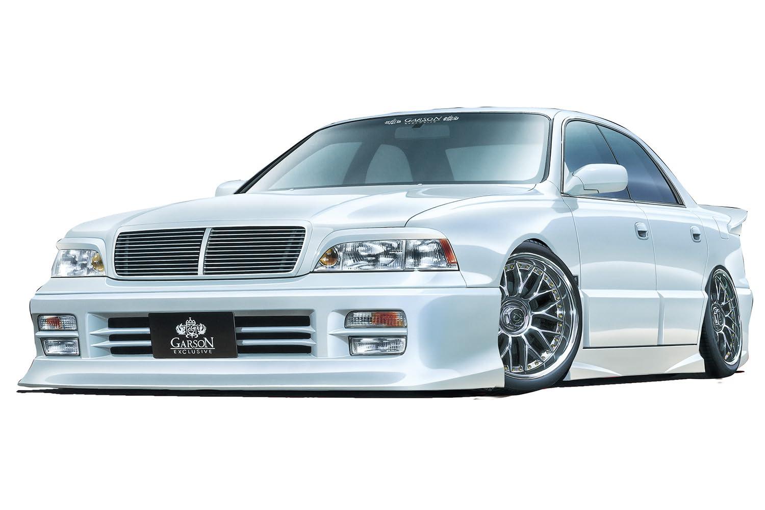 Aoshima Cultural Textbook Co., Ltd. 1/24 The Tuned Car Series No.89 Toyota GARSON UZS141 Majesta '91 Plastic Model Kit (Car)