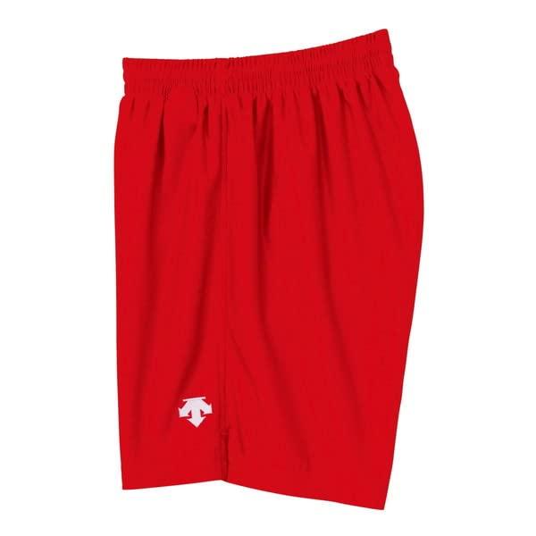 [Descente] Half Pants Practice Pants Volleyball Classic One-Point Regular Silhouette Club Team Practice Men's Women's RED (DSP-6704B) S