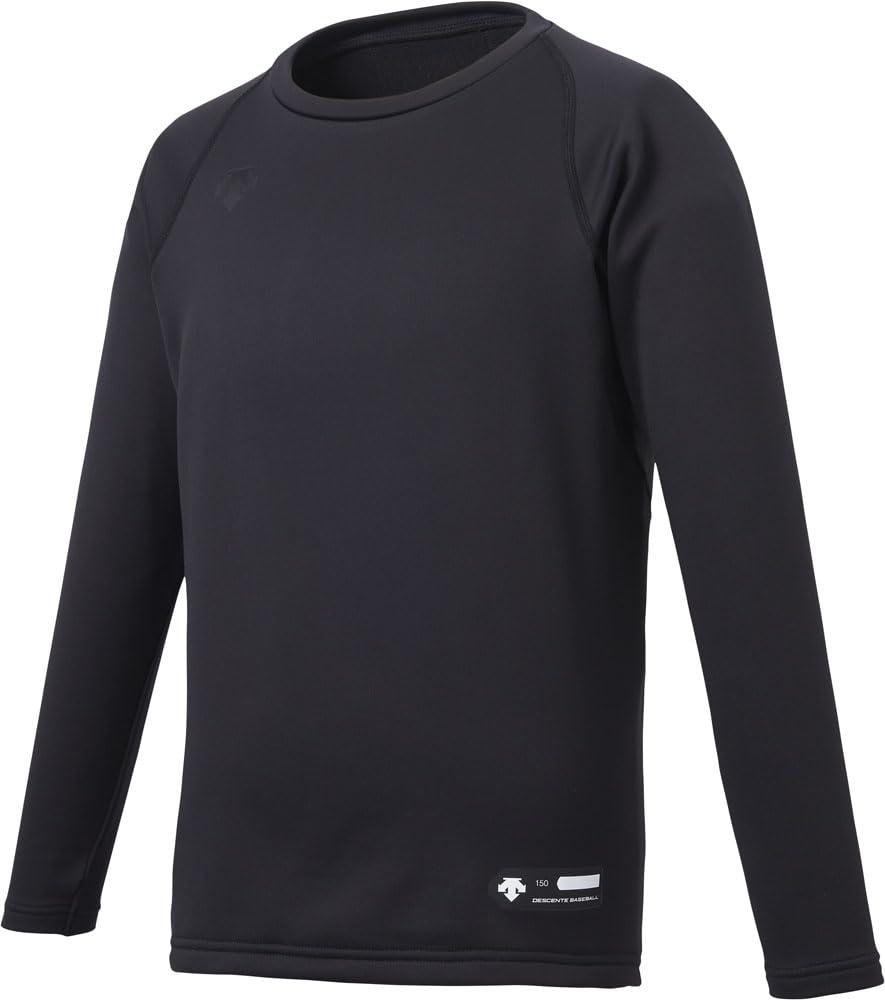 [Descente] Baseball Underwear Junior Crew Neck Long Sleeve Undershirt JSTD-657B Boys Black