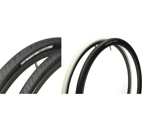 Panaracer Clincher Tire [700×28C] Ribmo S 8W728-RBS-L Blue/White Sides (For Cross Bikes, Road Bikes / City Riding, Commuting)