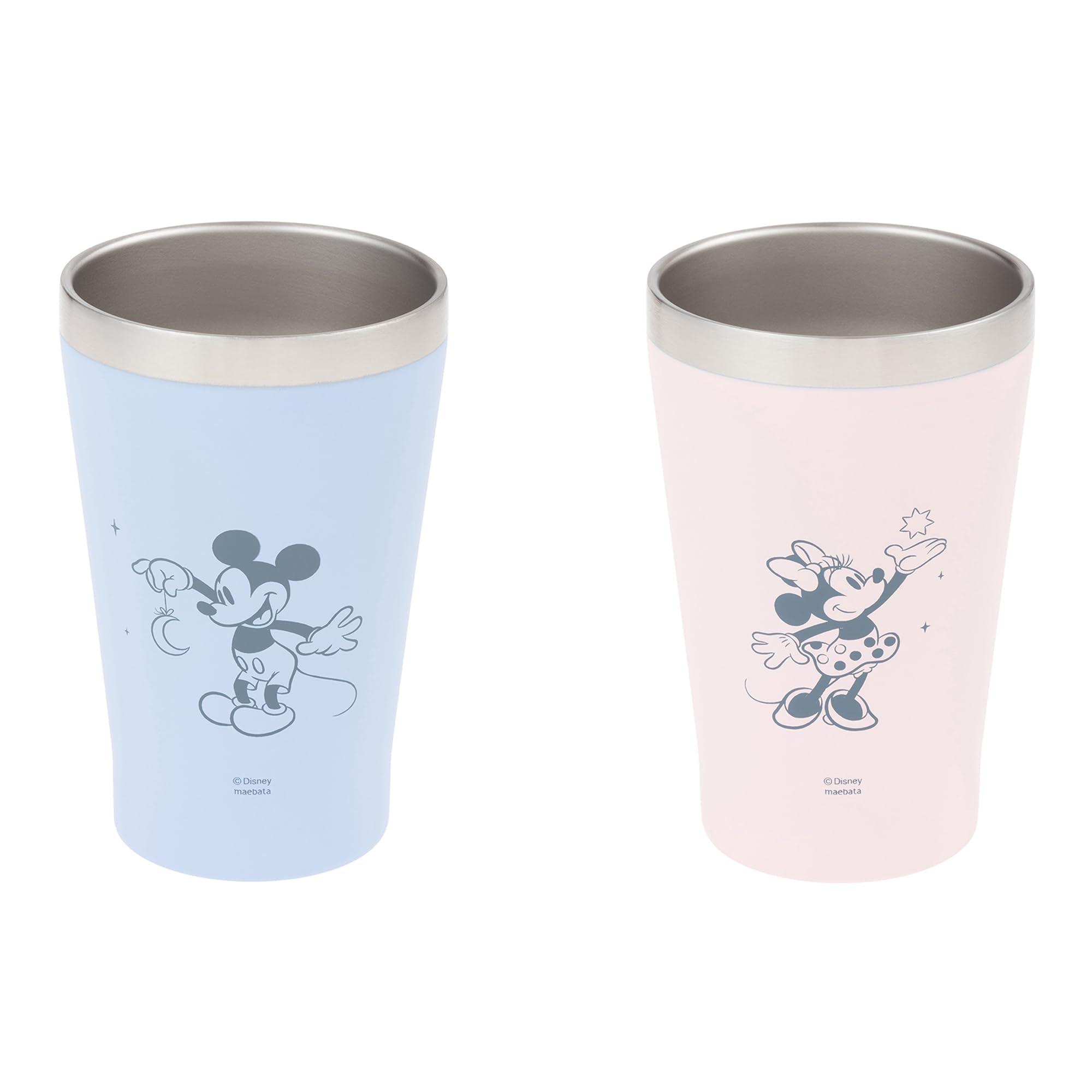 Disney Pair Stainless Steel Tumblers 280ml φ7.4×11.5cm B1108544