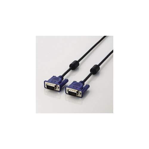 ELECOM Display Cable D-sub 15-pin VGA-VGA Slim 5m Black CAC-50BK
