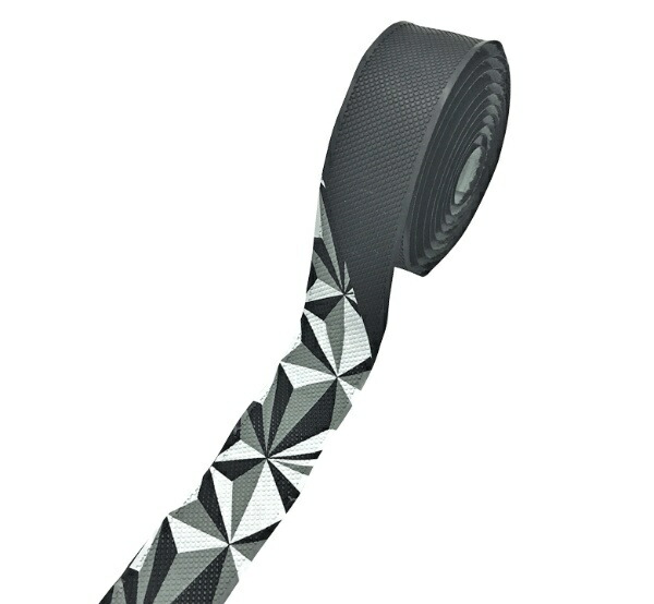 NOGUCHI Geometric Bar Tape [NBT-005] Black/Gray Left-Right Set NBT-005