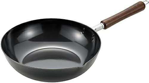 Hirosho Yokoyama Tsubame Juku Technique Wood Handle Skillet 27cm EJTP-401