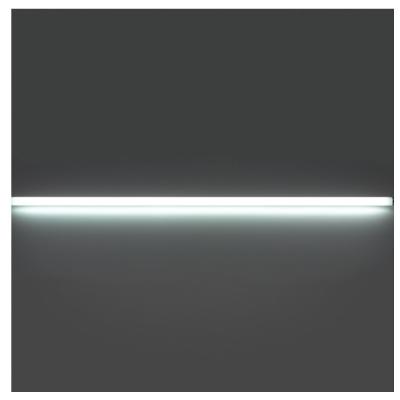 YAZAWA FLR Straight Tube Fluorescent Lamp 40W Daylight White 3-Band FLR40SEXNMX36