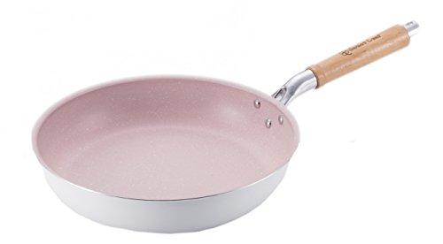 Apide Sweet Leaf Lightweight Frying Pan 28cm SWL-PM28F 1155-037 Pink