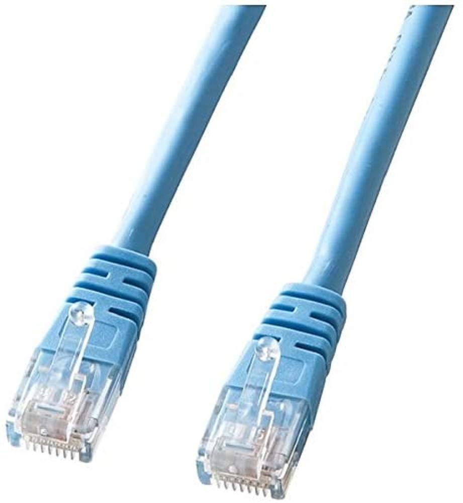 Sanwa Supply Enhanced Category 5 Twisted Pair LAN Cable 15m Light Blue KB-T5Y-15LBN