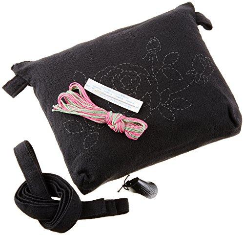 Olimpas Chikuchiku Sashiko Kit SK-285 Pouch Elegant Rose