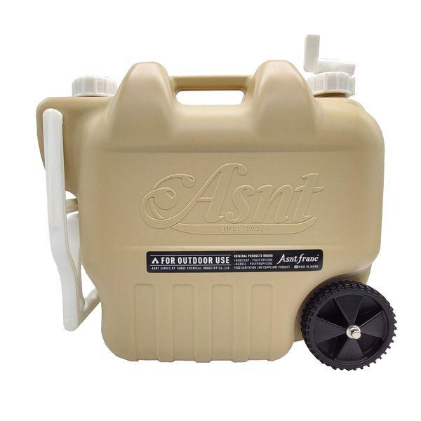 Tange Chemical Industries Water Tank Camping Disaster Preparedness ASNT WEELTANK 20L Sand Beige