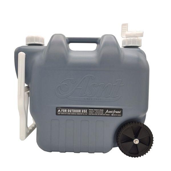 Tange Chemical Industries Water Tank Camping Disaster Preparedness ASNT WEELTANK 20L Earth Gray