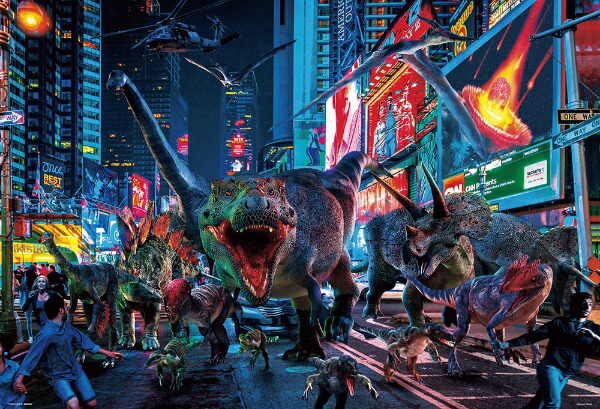 Beverly 1000-Piece Jigsaw Puzzle Dinosaur in New York (49×72 cm) 61-460