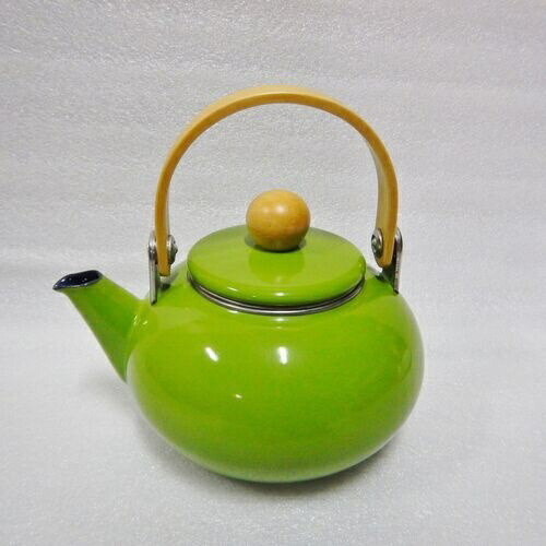 Maekawa Metal Masu Enamel Teapot 1L Green MA11053