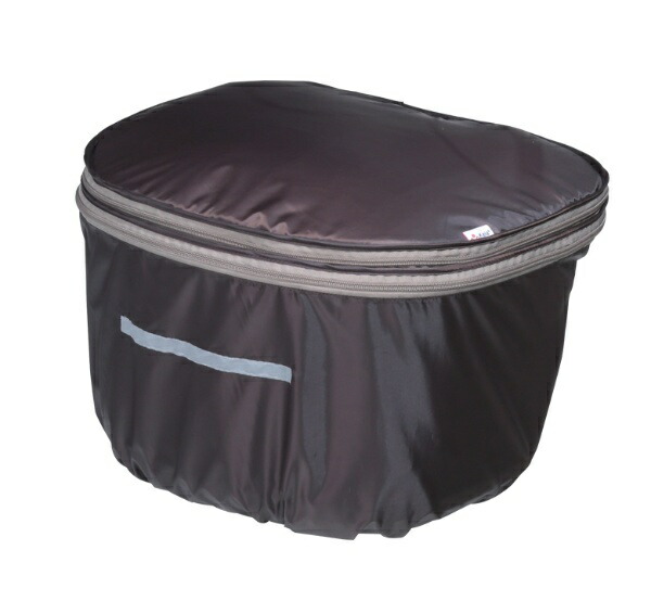 Kawasumi Seisakusyo Bicycle Two-Tier Front Basket Cover for Large/D-Shaped Baskets KW-785BR Dark Brown