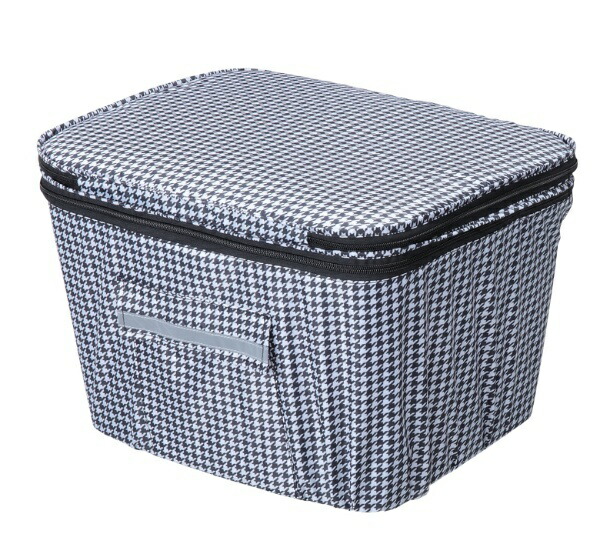 Kawasumi Seisakusyo Bicycle Two-Tier Front Basket Cover (Compatible with Electric Assist Bikes) KW-787CH Tachibana