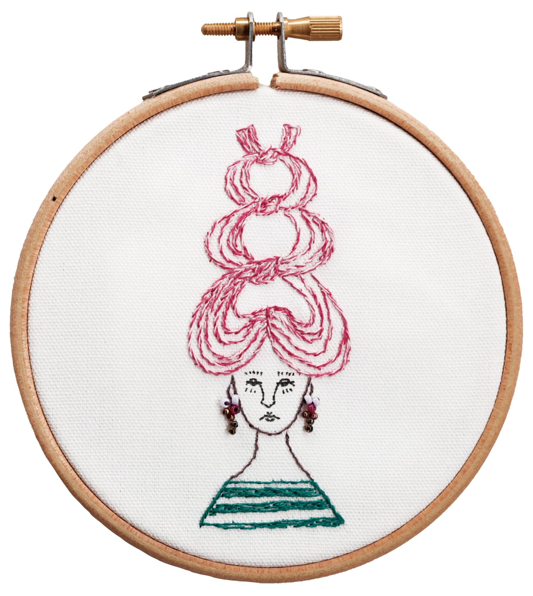 Miyuki-Stickerei-Set 『nuie Stickerei-Set Twist Twist HCA15//6』