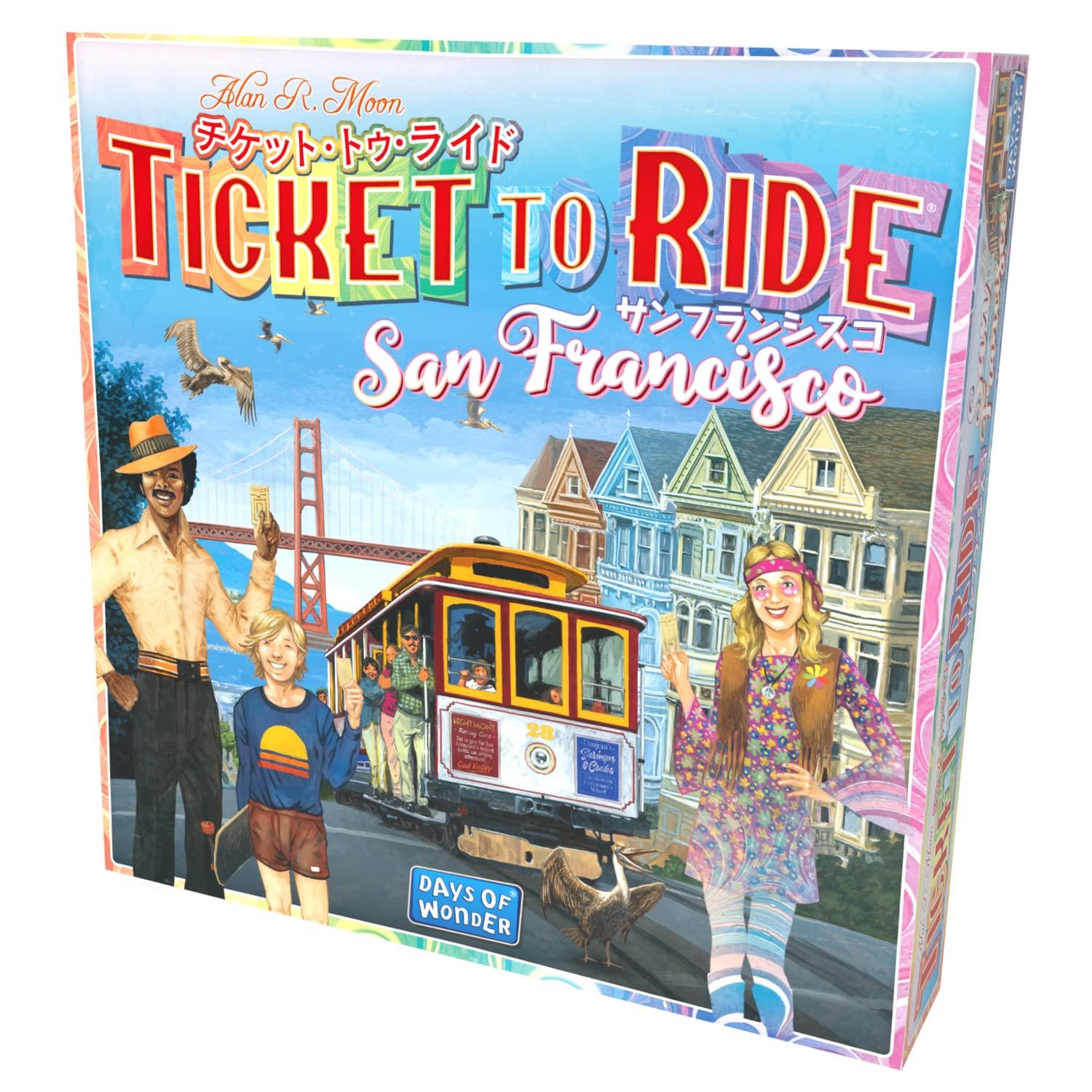Hobby Japan Ticket to Ride: San Francisco Japanese Edition (For 2-4 players, 10-15 minutes, Ages 8+) Board Game