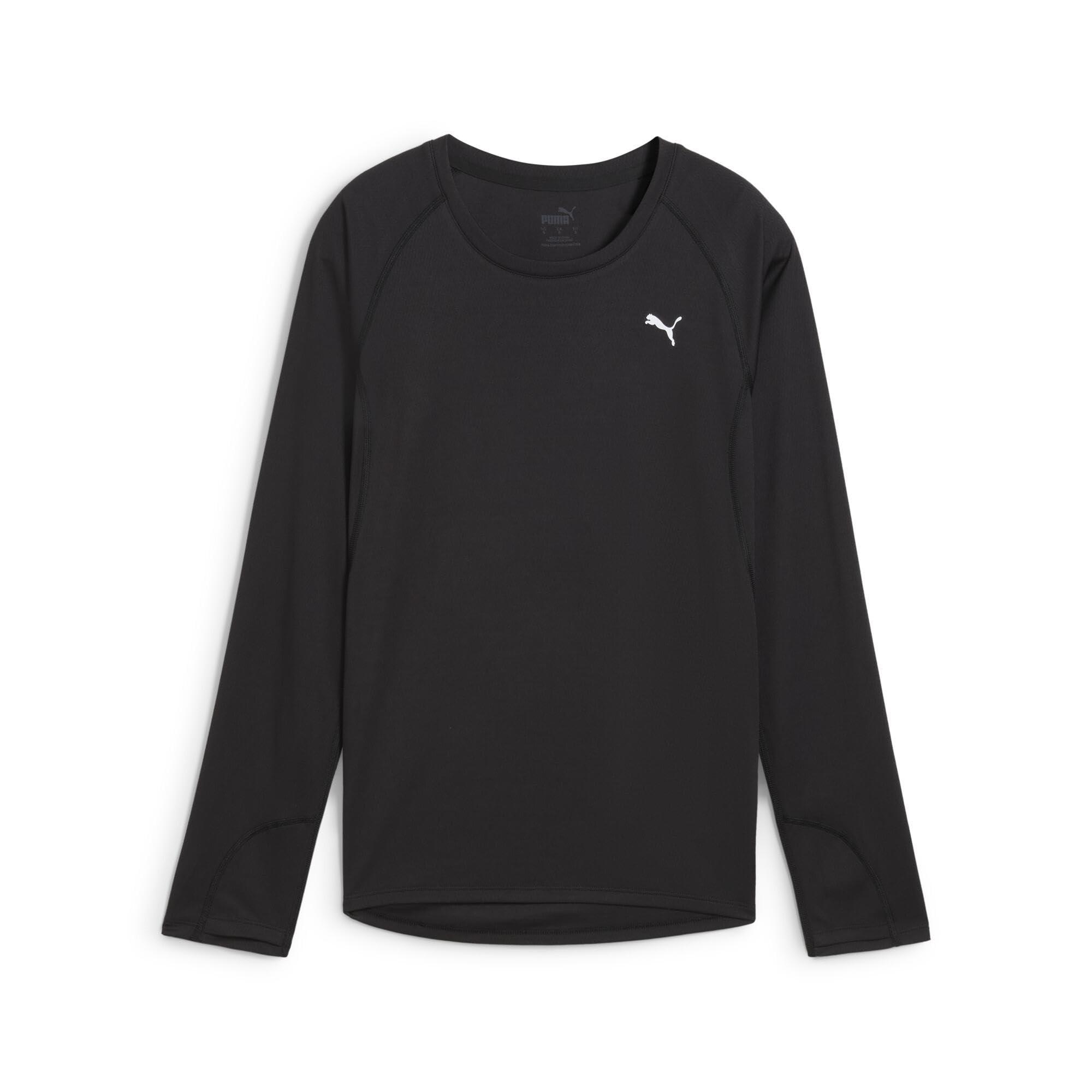 [PUMA] Sporty RUN VELOCITY Long Sleeve T-Shirt Women's 527276 Spring/Summer 2025 Color Black (01)