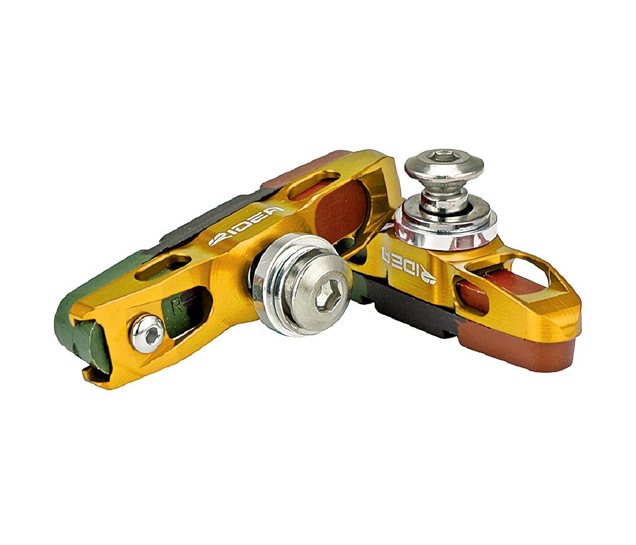 RIDEA Caliper Brake Shoes BSR-21C Gold 147-05863