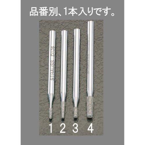 ESCO 1.6x4.6mm Diamond Burr (3mm Shank) EA819DG-1