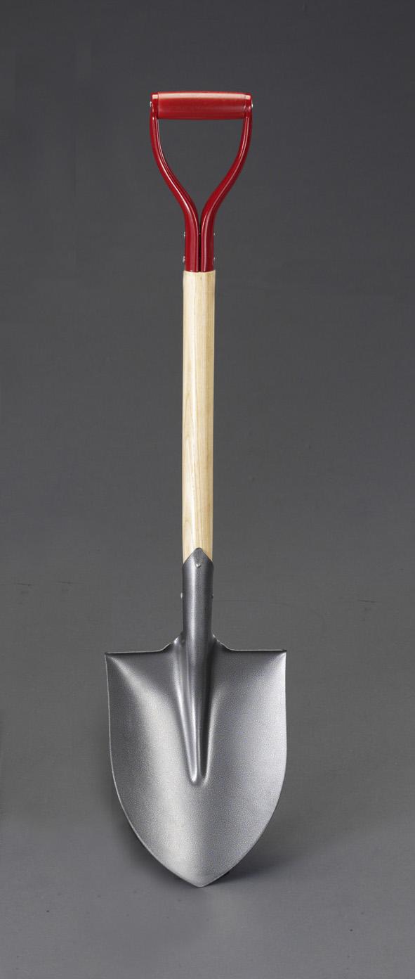 228x295x980mm Shovel (Rounded Tip, Wooden Handle)