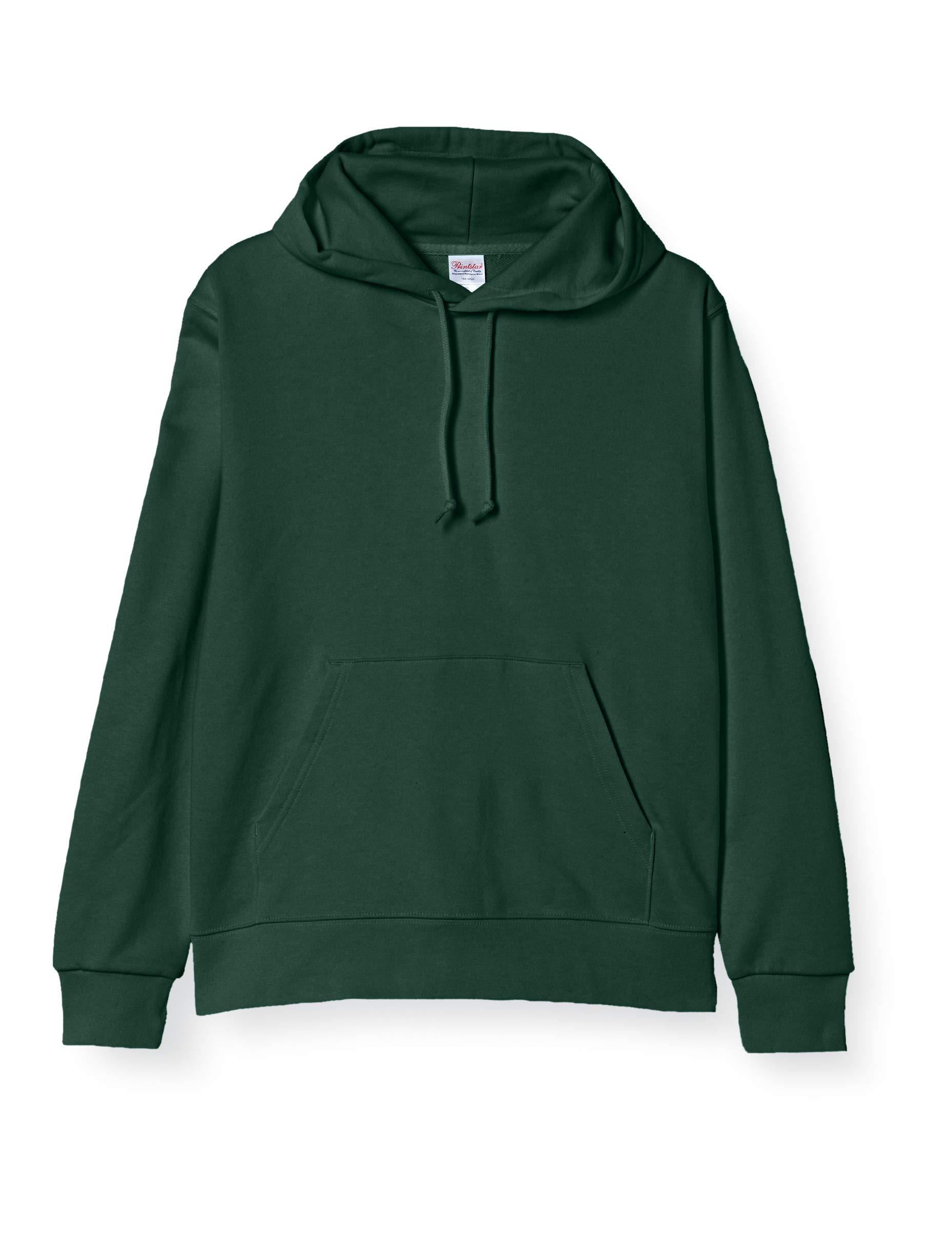 [Printstar] Sweatshirt 9.7oz Brushed Standard W Hoodie Pullover Hoodie 00188-NNH Men's Ivy Green XS (Equivalent to Japanese size XS)