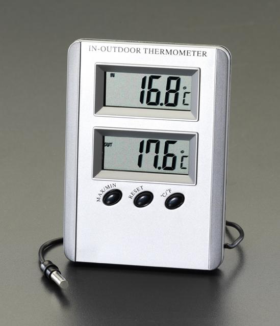 ESCO [Indoor/Outdoor] Digital High/Low Thermometer EA728AC-13A