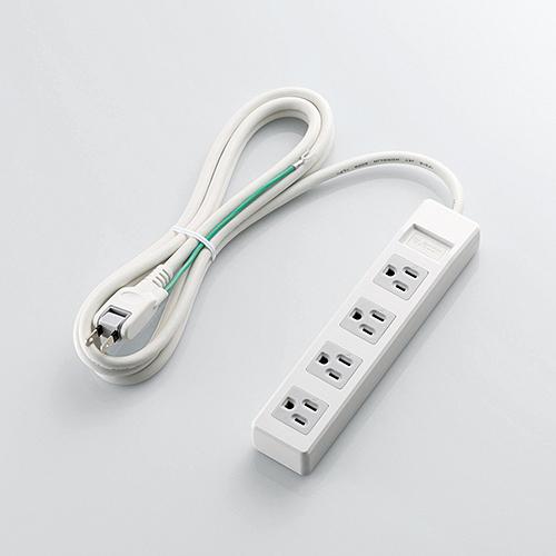 AC125V/15A x 2.5m Tap (4 outlets)